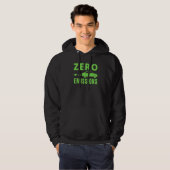 Zero Emissions 100 Of The Time EV Car Electric Car Hoodie (Vorne ganz)