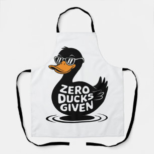 Zero Enten gegeben - Lustiges cooles Enten-Design  Schürze