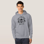 Zero F*cks Given Since 1776 Patriotic Skull Hoodie (Vorne ganz)