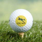 Zero Fighter Golf Ball. Golfball (Insitu T-Shirt)