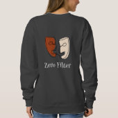 Zero Filter Sweatshirt - Bold und Real (Rückseite)