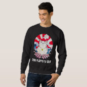 Zero Fluffs to Give Cat Cat Mom Kitten Cat Dad Sweatshirt (Vorne ganz)