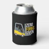 Zero Forks Given Funny Forklift Pun Dosenkühler (Kanne Vorderseite)