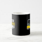 Zero Forks Given Funny Forklift Pun Kaffeetasse (Mittel)