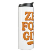Zero Forks Given Funny Retro Travel Mug Thermosbecher (Nach links gedreht)