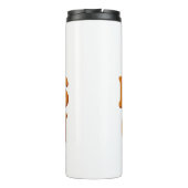 Zero Forks Given Funny Retro Travel Mug Thermosbecher (Rückseite)