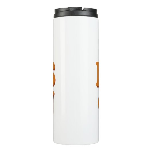 Zero Forks Given Funny Retro Travel Mug Thermosbecher (Rückseite)