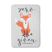 Zero Fox angesichts der lustigen Puppe Personalisi Badematte (Vorderseite Vertikal)