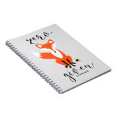 Zero Fox angesichts der lustigen Puppe Personalisi Notizblock (Rechte Seite)