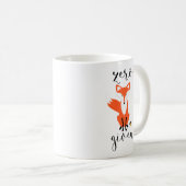 Zero Fox angesichts der lustigen Puppe-Tasse Tasse (VorderseiteRechts)