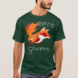 Zero Fox angesichts des lustigen Pun-T - Shirt