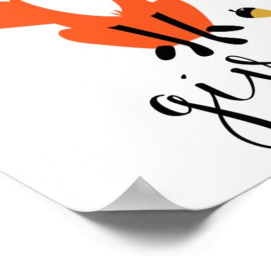 Zero Fox angesichts des lustigen Puppenplakats Poster (Ecke)