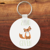 Zero Fox bei Funny Animal Fox Schlüsselanhänger (Vorderseite)