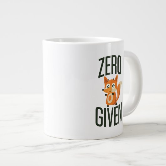 Zero Fox gegeben 20oz Kaffee Tasse (Vorderseite Rechts)