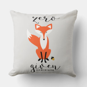 Zero Fox gegeben lustige Puppe Personalisiert Kiss Kissen