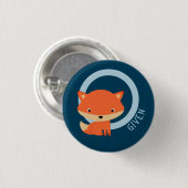 Zero Fox gegeben - niedlicher sarkastischer Rotfuc Button (Vorne & Hinten)
