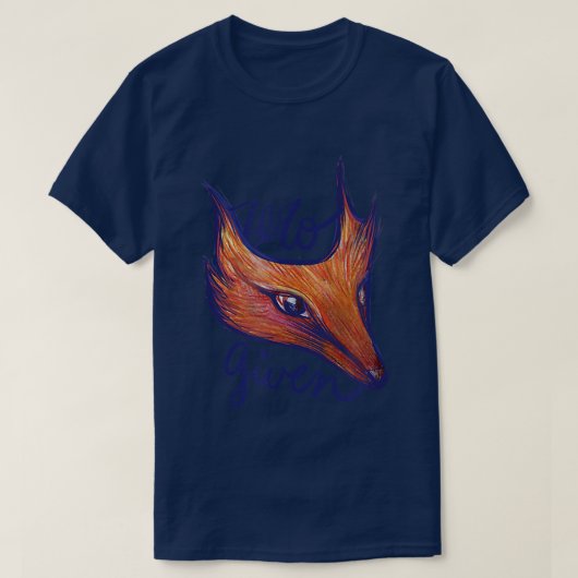 Zero Fox gegeben T - Shirt (Design vorne)