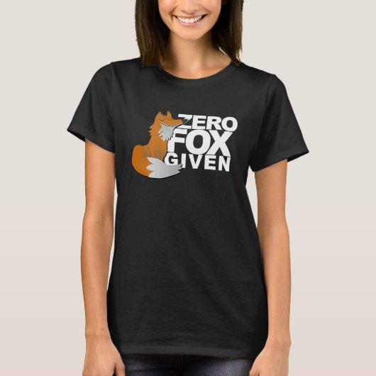 Zero Fox Given Fox Maulkorb T-Shirt (Vorderseite)