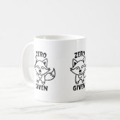 Zero Fox verabreicht Meme-Tasse Kaffeetasse (Vorderseite Links)