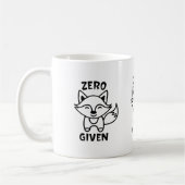 Zero Fox verabreicht Meme-Tasse Kaffeetasse (Links)