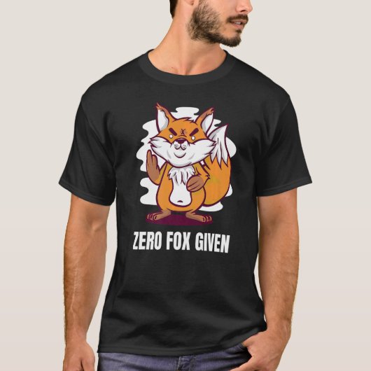 Zero Fox Welpen Fuchs T-Shirt (Vorderseite)
