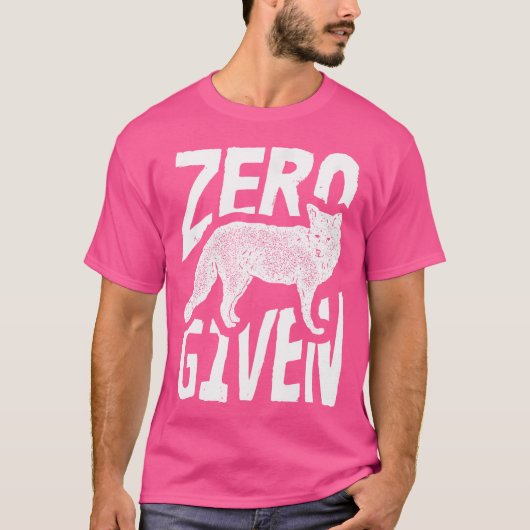 Zero Fox zum Funny T-Shirt (Vorderseite)