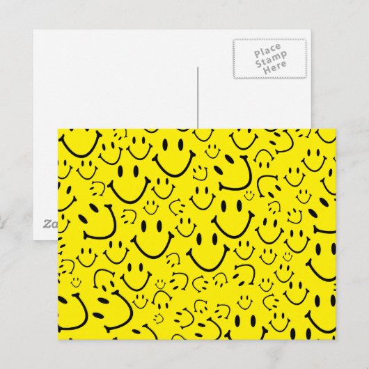 Zero Frowns Postkarte (Vorne/Hinten)