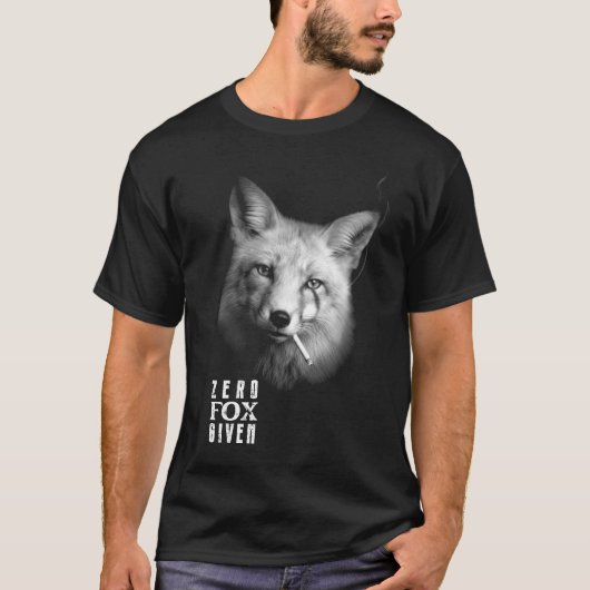 Zero Fuchs Gegeben T-Shirt (Vorderseite)