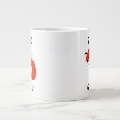 Zero Fuchs Geschenkter Lustiger Zitat Kaffeebecher Jumbo-Tasse (Vorderseite)