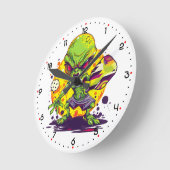 Zero Gravity Dink Bestie Pickleball Runde Wanduhr (Winkel)