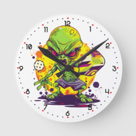 Zero Gravity Dink Bestie Pickleball Runde Wanduhr