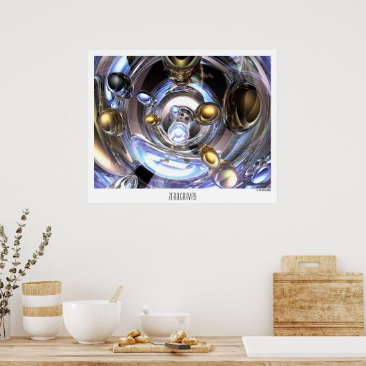 Zero Gravity Poster (Küche)
