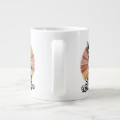 Zero Haare, maximale Liebe Sphynx Retro Jumbo-Tasse (Rückseite)