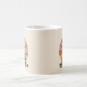 Zero Haare, maximale Liebe Sphynx Retro Kaffeetasse (Mittel)