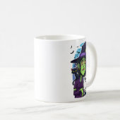 Zero Hex übergab lustiges Hexenkloster-T-Shirt Kaffeetasse (VorderseiteRechts)