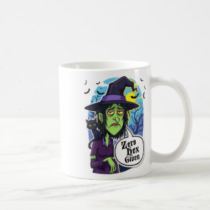 Zero Hex übergab lustiges Hexenkloster-T-Shirt Kaffeetasse
