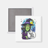 Zero Hex übergab lustiges Hexenkloster-T-Shirt Magnet (Vorderseite/Rückseite)