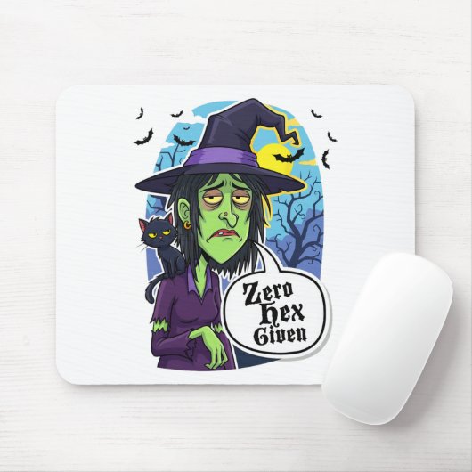 Zero Hex übergab lustiges Hexenkloster-T-Shirt Mousepad (Mit Mouse)