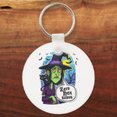 Zero Hex übergab lustiges Hexenkloster-T-Shirt Schlüsselanhänger (Vorderseite)