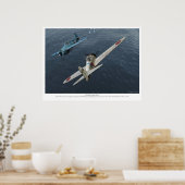 Zero-Kämpfer"Saburo Sakai" Poster (Küche)