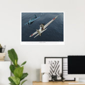 Zero-Kämpfer"Saburo Sakai" Poster (Heimbüro)