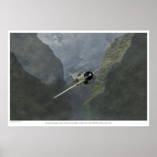 Zero-Kämpfer"Saburo Sakai" Poster (Vorne)