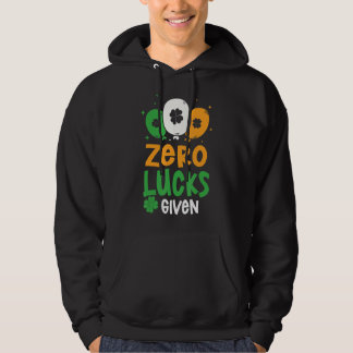 Zero Lucks gegeben Party St. Patrick's Day Spaß Hoodie