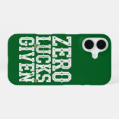 Zero Lucks Given Lustiger St. Patrick's Day Irisch iPhone 16 Hülle (Rückseite (Horizontal))
