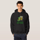 Zero Lucks Given St Patrick s Day St Paddys Day  4 Hoodie (Vorne ganz)