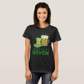 Zero Lucks Given St Patrick s Day St Paddys Day 4 T-Shirt (Vorne ganz)