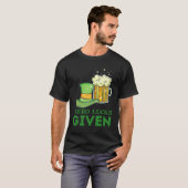 Zero Lucks Given St Patrick s Day St Paddys Day 4 T-Shirt (Vorne ganz)