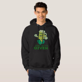 Zero Lucks Given  St Patrick s Day St Paddys Day   Hoodie (Vorne ganz)