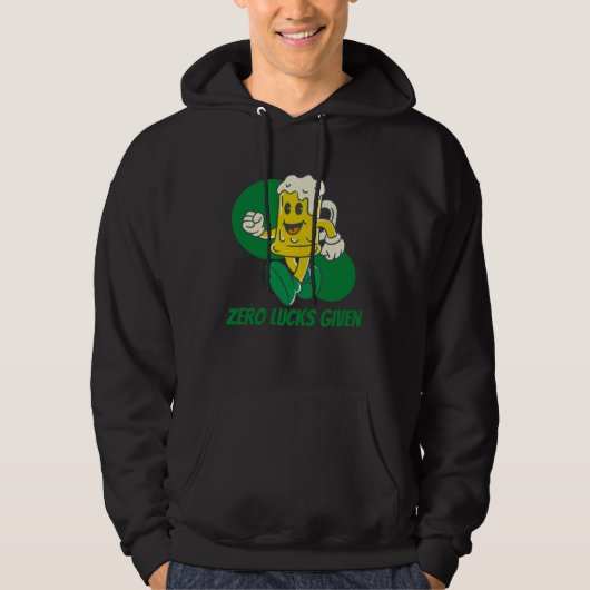 Zero Lucks Given  St Patrick s Day St Paddys Day   Hoodie (Vorderseite)