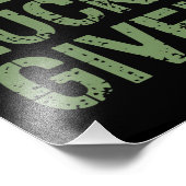 Zero Lucks verabreicht St Paddy's Day Unglaublich  Fotodruck (Ecke)